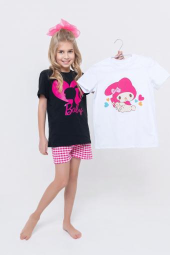 2_1 - детская пижама (Розовый) - Лазар-Текс