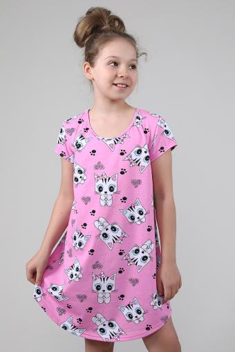 Сорочка детская 22081 (Розовый) - Лазар-Текс