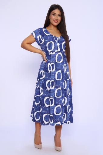 Платье 020 (Синий) (Фото 2)