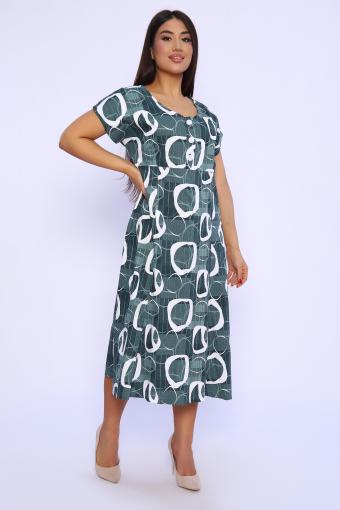 Платье 020 (Зеленый) - Лазар-Текс