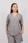 Рубашка женская 0630 (Серый) - Лазар-Текс