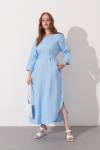 Платье женское LenaLineN арт. 03-002-22 (Голубой) - Лазар-Текс