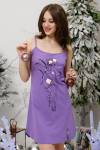Сорочка женская 8412 (Фиолетовый) - Лазар-Текс