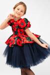 Платье нарядное для девочки SP2010 (Красный) - Лазар-Текс