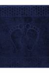 Полотенце махровое Ножки (Темно-синий) - Лазар-Текс