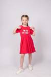 Платье для девочки 81228 (Малиновый) - Лазар-Текс