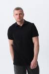 14401 футболка поло мужская (Черный) - Лазар-Текс