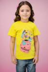 футболка детская с принтом 7447 (Желтый) - Лазар-Текс