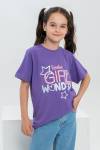 футболка детская с принтом 7449 (Фиолетовый) - Лазар-Текс