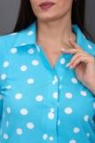 Рубашка "Делина" (Голубой) (Фото 5)