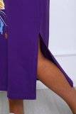 Платье-футболка "Лили" (фиолетовый) (Фото 7)