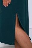 Платье-футболка "Лили" (зеленый) (Фото 7)