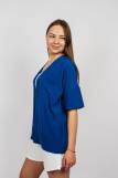 Рубашка женская 0630 (Темно-синий) (Фото 3)