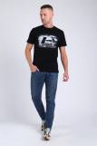 футболка мужская 82053 (Черный) (Фото 3)