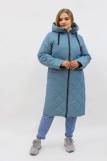 Демисезонная женская куртка осень-весна-еврозима 2810 (Бирюзовый) (Фото 1)