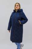 Демисезонная женская куртка осень-весна-еврозима 2810 (Синий) (Фото 1)