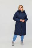 Демисезонная женская куртка осень-весна-еврозима 2810 (Синий) (Фото 3)