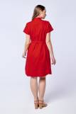 Платье женское LenaLineN арт. 003-117-23 (Красный) (Фото 3)