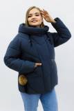 Зимняя женская куртка еврозима-зима 2876 (Серый) (Фото 1)