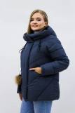 Зимняя женская куртка еврозима-зима 2876 (Серый) (Фото 3)