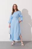 Платье женское LenaLineN арт. 03-002-22 (Голубой) (Фото 1)