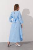 Платье женское LenaLineN арт. 03-002-22 (Голубой) (Фото 2)