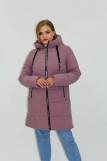 Зимняя женская куртка еврозима-зима 2830 (Розовый) (Фото 3)