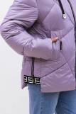 Демисезонная женская куртка осень-весна-еврозима 2811 (Розовый) (Фото 3)