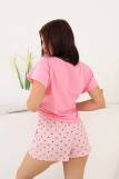 Пижама Вхламиngo (футболка_шорты) (Розовый) (Фото 2)