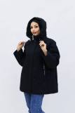 Зимняя женская куртка еврозима-весна-осень 2889 (Черный) (Фото 2)