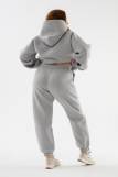 Брюки 89603 с начесом теплые костюмные (Светло серый) (Фото 1)
