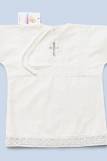 Крестильная рубашка поплин 06002 (Белый) (Фото 3)