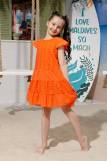 Платье 9184 детское (Оранжевый) (Фото 1)