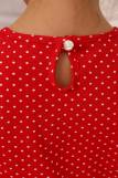 Платье Черешня кор.рукав (Красный) (Фото 3)