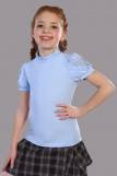 Блузка для девочки Бэлль Арт. 13133 (Светло-голубой) (Фото 1)