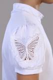 Блузка для девочки Бэлль Арт. 13133 (Белый) (Фото 3)