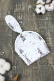 Шапочка редиска из интерлока арт. ШП-РИ (Серый заяц) (Фото 1)