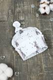 Шапочка редиска из интерлока арт. ШП-РИ (Серый заяц) (Фото 3)