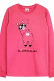 Пижама для девочки 91229 (Розовый/черная клетка) (Фото 2)
