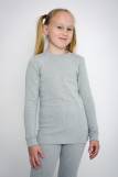 Комплект на девочку Термо -1 детский (Серый меланж) (Фото 3)