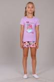 Пижама для девочки Кексы арт. ПД-009-027 (Светло-сиреневый) (Фото 3)