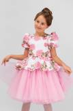 Платье нарядное для девочки SP2010 (Розовый) (Фото 1)
