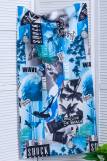 Пляжное полотенце Серфинг (Синий) (Фото 1)