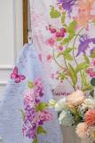 Набор полотенец Цветы и письма (Серо-голубой) (Фото 2)
