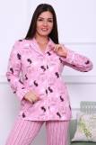 Пижама женская с брюками арт. ПД-006В (Розовый) (Фото 2)