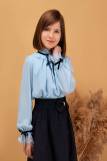 Блузка для девочки SP0303 (Голубой) (Фото 3)