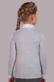 Блузка для девочки Дженифер арт. 13119 (Серый меланж) (Фото 3)
