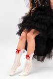 Носки ажурные капроновые для девочки SP883 (Кремовый) (Фото 3)