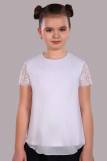 Блузка для девочки Анжелика Арт. 13177 (Белый) (Фото 1)