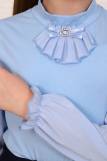 Джемпер Сентябрина длинный рукав детский (Светло-голубой) (Фото 3)